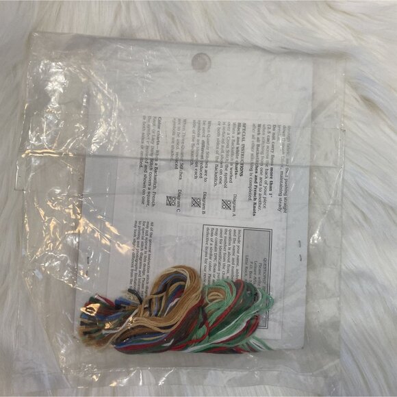 ⭐ 3/$15 Holiday Time Christmas Traditions Basket O Bears Cross Stitch Kit - Picture 3 of 3